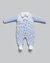 Saída Maternidade Bebê Menino | Macacão Bordado + Manta Malha Tricot Algodão - Anjos Baby - comprar online