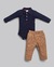 Conjunto Bebê Menino - Body + Calça | Moletom - Anjos Baby Chic