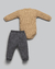 Conjunto Bebê Menino - Body + Calça | Moletinho - Anjos Baby Chic - Auré Kids