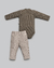 Conjunto Bebê Menino - Body + Calça | Moletom - Anjos Baby Chic - Auré Kids