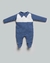 Macacão Longo Bebê Menino Malha Tricot - Anjos Baby Chic