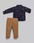 Conjunto Menino Camisa Manga Longa + Calça Sarja - Anjos Baby - comprar online