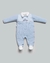 Macacão Longo Bebê Menino – Malha Tricot | Anjos Baby Azul