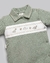 Macacão Longo Bebê Menino - Malha Tricot - Anjos Baby Verde - comprar online