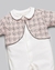 Macacão Longo Bebê Menina - Suedine Tweed - Anjos Baby Rose - comprar online
