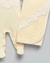 Kit Maternidade Bebê Menina - Macacão + Manta / Malha Tricot - Anjos Baby Amarelo na internet
