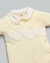 Kit Maternidade Bebê Menina - Macacão + Manta / Malha Tricot - Anjos Baby Amarelo - loja online