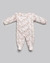 Macacão Longo Malha Anarruga Bebê Menina - Body + Calça / Suedine - Anjos Baby Rosa