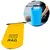 Bolsa Mochila Impermeavel Saco Estanque 05, 10 e 20 Litros Camping Bag Cor:Amarelo