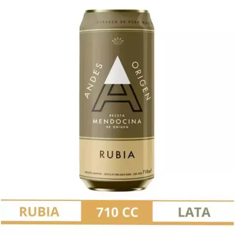 Andes Rubia 710cc - Pack x 16 unidades - comprar online