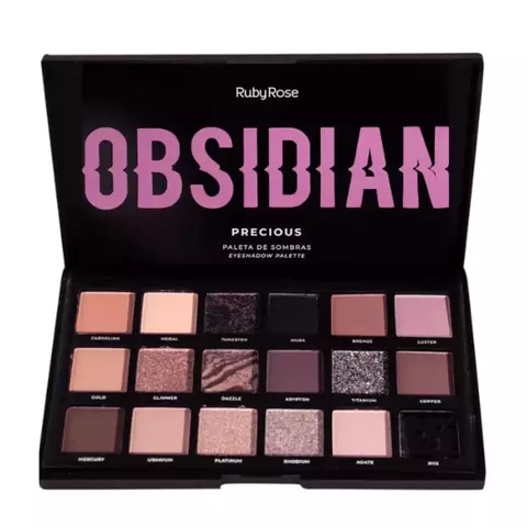 Paleta de Sombras Precious Obsidian - Ruby Rose - comprar online