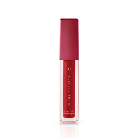 Batom Líquido Skinny Matte Vermelho Hibisco - Niina Secrets