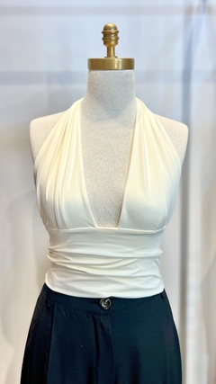 Cropped Martina off white - comprar online