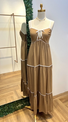Vestido Elise caramelo - comprar online