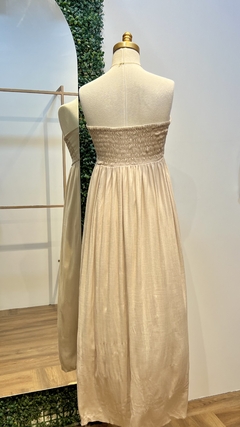 Vestido Cecília areia - Felicia Collection
