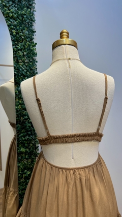 Vestido Fran marrom - loja online