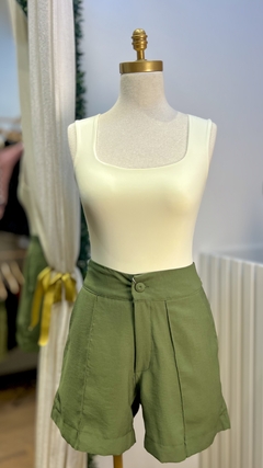 Short Melissa verde militar