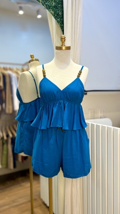 Conjunto Jade azul - comprar online