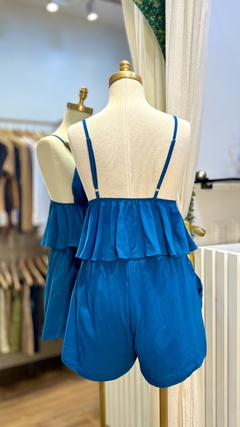 Conjunto Jade azul na internet