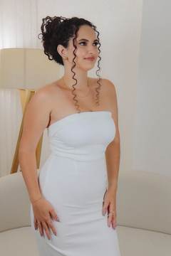 Vestido Adina branco - Felicia Collection