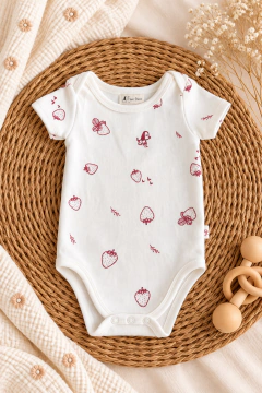 Body algodón frutillas - comprar online
