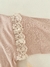Remera rosa con puntilla - comprar online