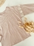 Remera rosa con puntilla - BAMBINI