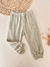 Pantalon plush verde menta