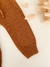 Pantalon tejido tostado - comprar online