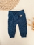Pantalon tejido azul