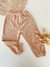 Pantalon plush beige
