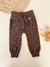 Pantalon tejido gris topo
