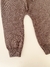 Pantalon tejido gris topo - comprar online