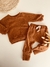 Conjunto lanilla terracota