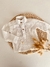 Camisa cuello mao natural