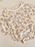 Body floreado con puntilla - comprar online