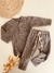 Conjunto lanilla gris