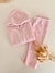Campera algodón rústico rosa