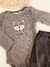 Conjunto zorrito combinado gris en internet