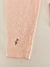 Leggins rosa bordada - comprar online