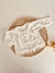 Campera plush natural con puntilla - comprar online