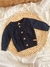 CARDIGAN HILO AZUL MARINO - comprar online