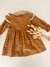 Vestido tusor Almendra