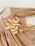 VESTIDO CUELLO BEIGE - BAMBINI