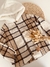 Camisaco cuadrille con capucha