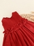 Vestido tusor rojo - comprar online