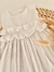 VESTIDO VOLADOS TUSOR BLANCO - BAMBINI