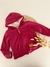 Campera corderito fucsia