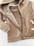 Campera verde militar con plush interior en internet