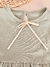 Remera romántica moño verde - comprar online